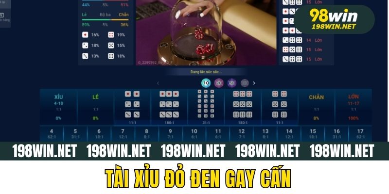 Tài xỉu đỏ đen gay cấn